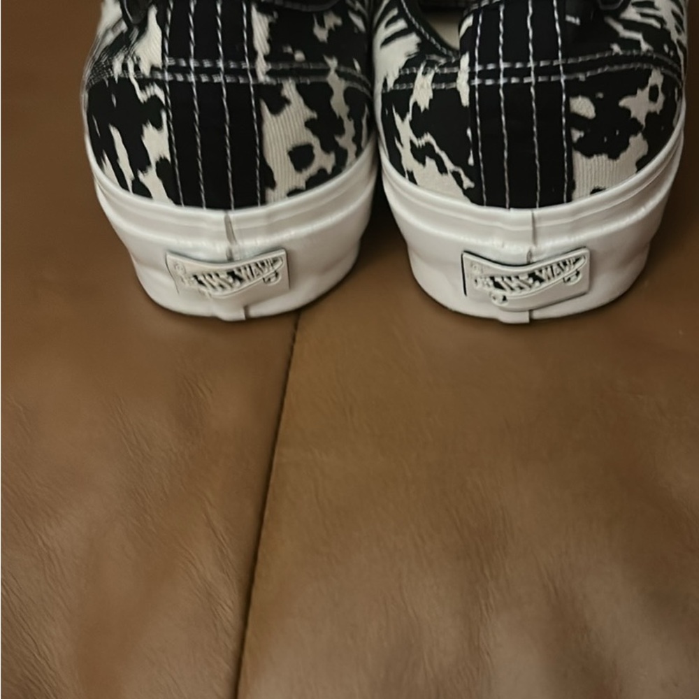 Vans Black and White Patterned Sneakers